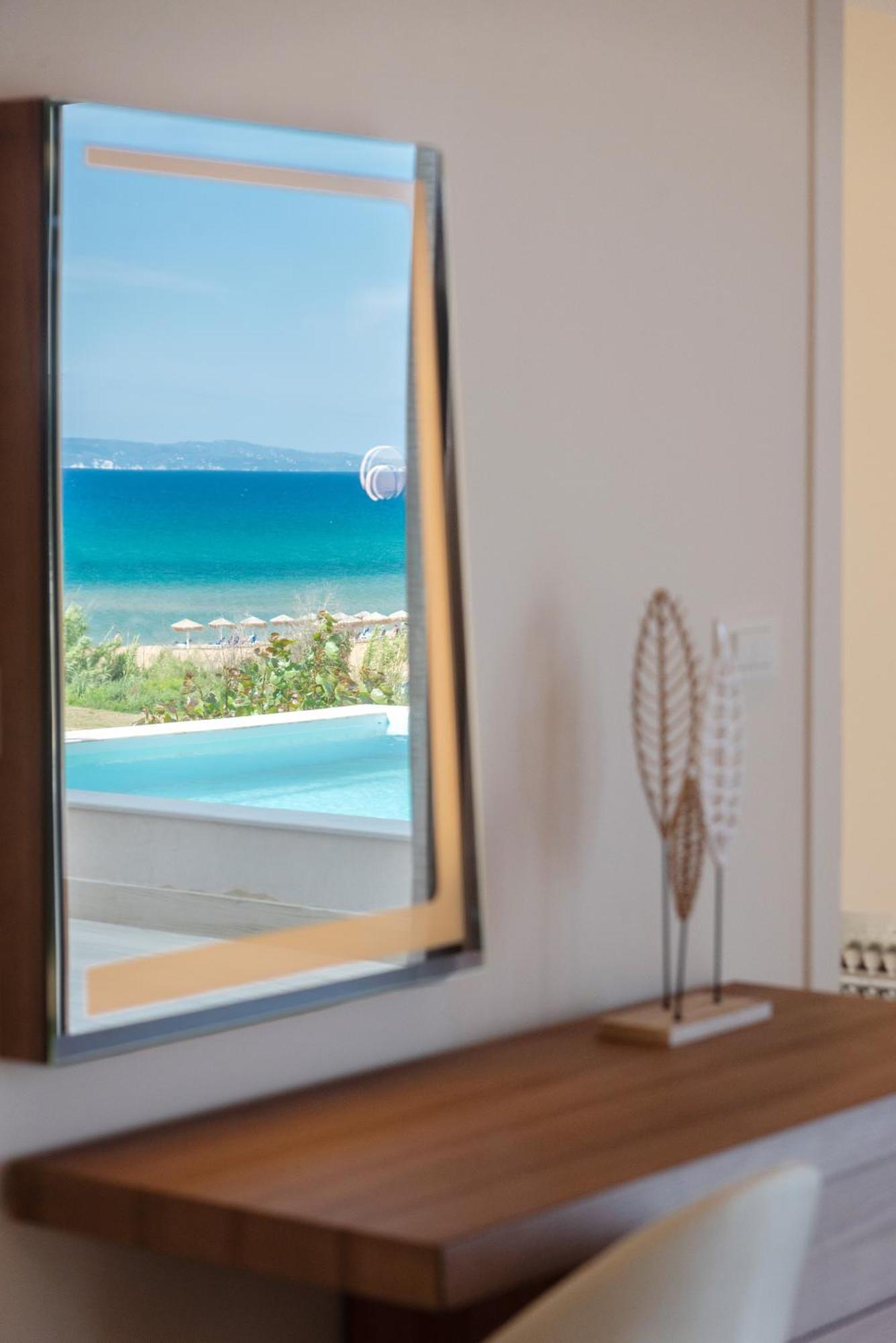 Villa Vasillis-Heated Swimming Pool With Infinity View Vitaládes Zewnętrze zdjęcie